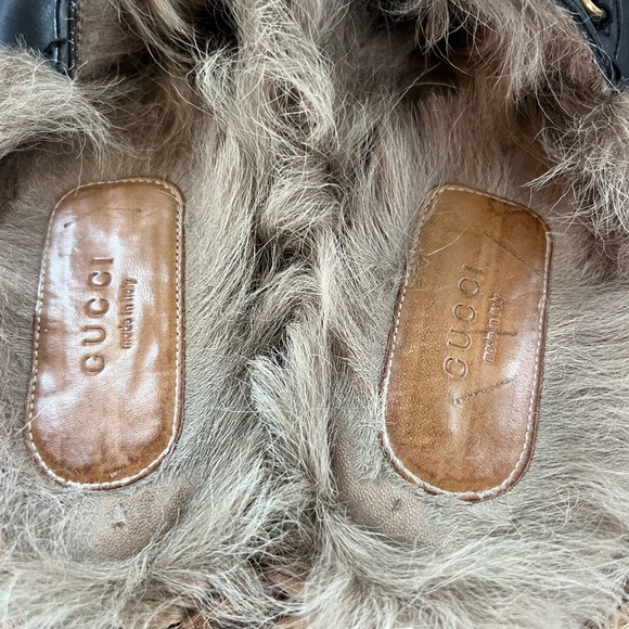 GUCCI 2015 RE-EDITION WOMEN'S PRINCETOWN FUR SLIDES - Picture 5 of 6